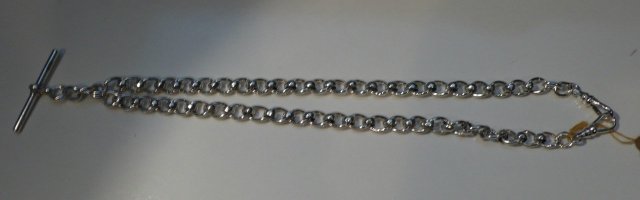 Victorian Sterling Double Albert Chain