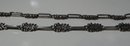 Victorian Sterling Silver Necklace with Coin Pendent