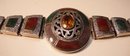 Victorian Sterling Agate Bracelet
