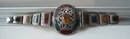 Victorian Sterling Agate Bracelet