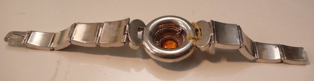 Victorian Sterling Agate Bracelet