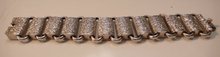 Victorian Sterling Silver Link Bracelet