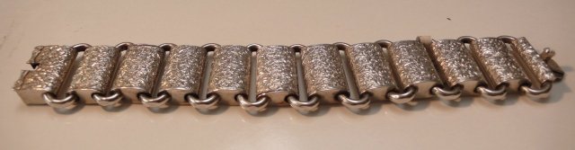 Victorian Sterling Silver Link Bracelet