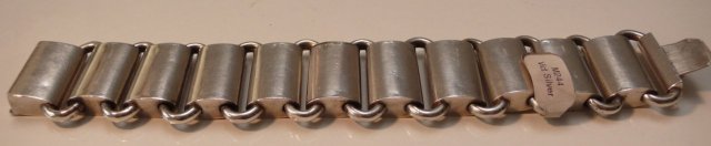 Victorian Sterling Silver Link Bracelet