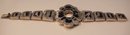 Victorian Sterling and Agate Bracelet