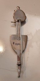 Victorian Scottish Agate Dirk Brooch