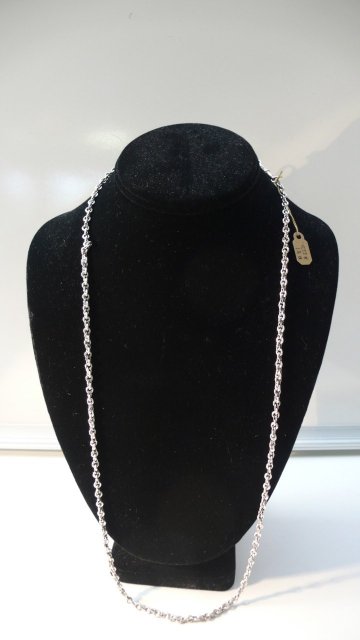 Victorian Sterling Long Chain Necklace