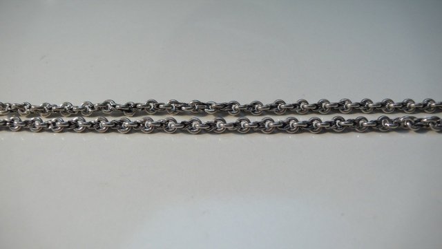 Victorian Sterling Long Chain Necklace