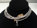 Victorian Sterling Long Guard Chain Necklace