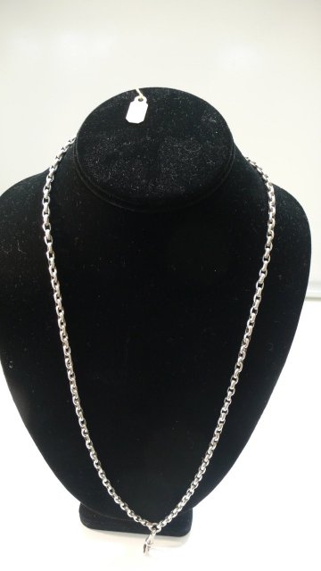 Victorian Sterling Long Chain Necklace