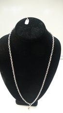 Victorian Sterling Long Chain Necklace