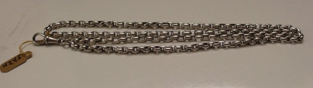 Victorian Sterling Long Chain Necklace