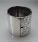 Victorian Sterling Wide Cuff Bracelet