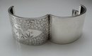 Victorian Sterling Wide Cuff Bracelet