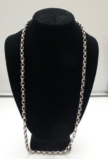 Victorian Sterling Silver Link Necklace