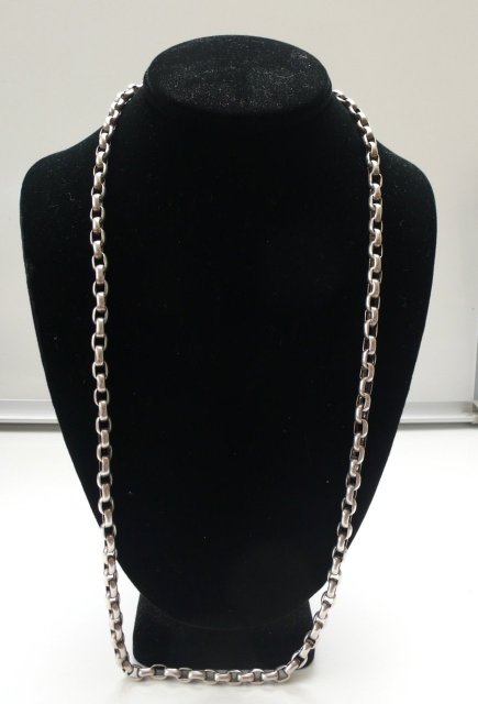 Victorian Sterling Silver Link Necklace
