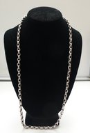 Victorian Sterling Silver Link Necklace