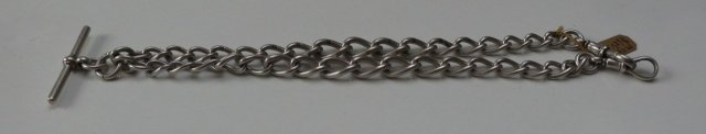 Victorian Sterling Silver Prince Albert Necklace