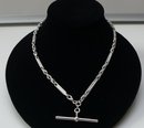 Victorian Sterling Silver Prince Albert Necklace
