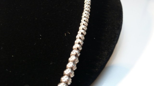 Victorian Sterling Silver Bead Necklace