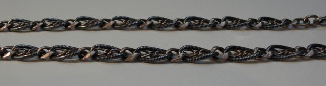 Victorian Sterling Silver Niello Necklace
