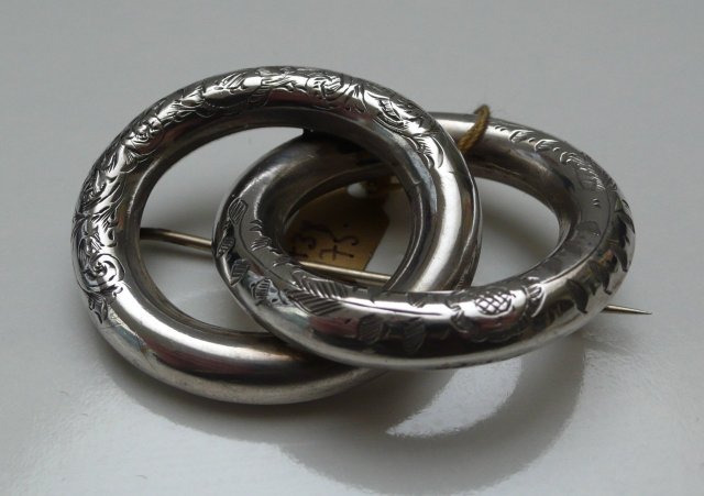 Victorian Sterling Silver Brooch