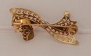 18 Kt French gold Bow Brooch