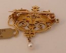 18 Kt. French gold and diamond serpent brooch
