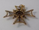 18 Kt. Gold Maltese Cross Pendent