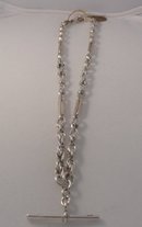 Victorian Sterling Prince Albert Chain