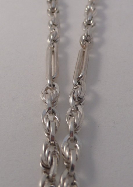 Victorian Sterling Prince Albert Chain