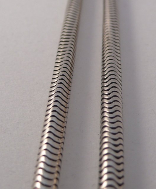 Sterling Victorian Snake Chain
