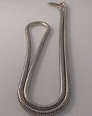 Sterling Victorian Snake Chain