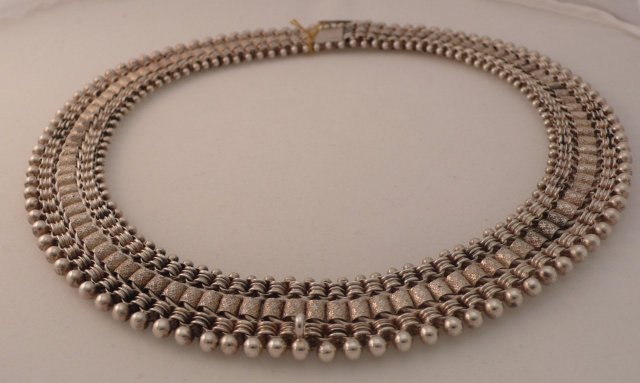 Victorian Sterling Silver Collar