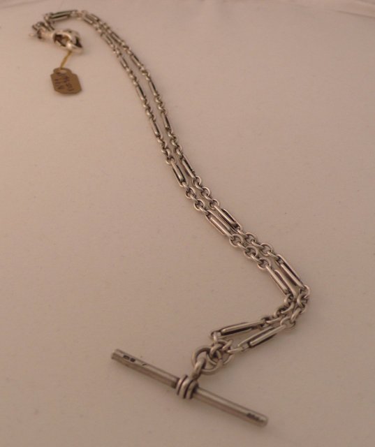 Victorian Silver Prince Albert Chain