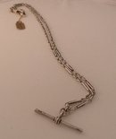 Victorian Silver Prince Albert Chain