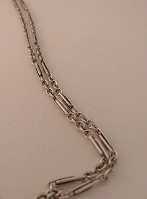 Victorian Silver Prince Albert Chain