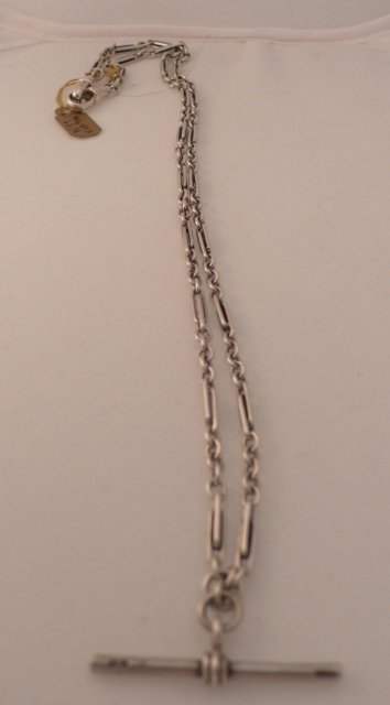 Victorian Silver Prince Albert Chain