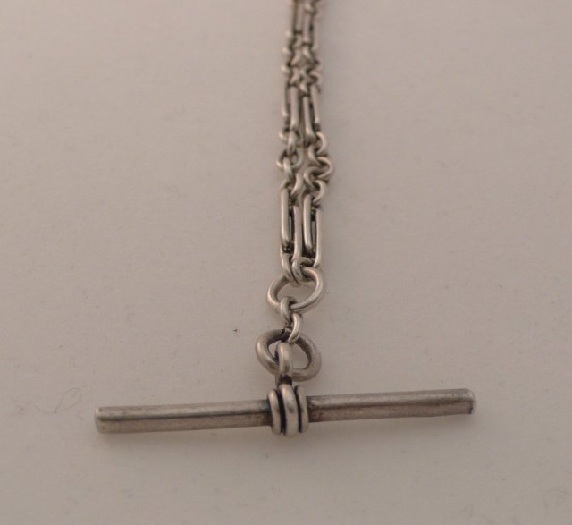 Victorian Silver Prince Albert Chain