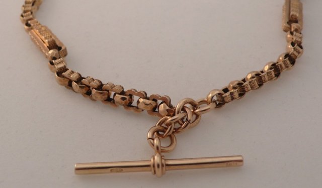 Victorian 9ct. Gold Double Prince Albert Chain