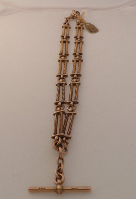Victorian 9ct. Gold Double Prince Albert Chain