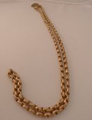 Victorian 9ct. gold necklace