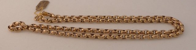 Victorian 9ct. gold necklace