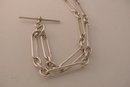 Victorian Sterling Silver Double Prince Albert Chain
