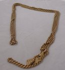 15 Ct. Victorian long gold rope chain