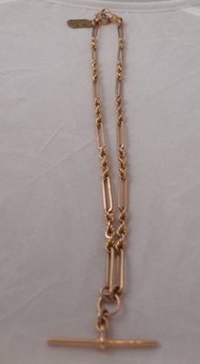 Victorian 9 CT. Rose Gold Prince Albert Chain