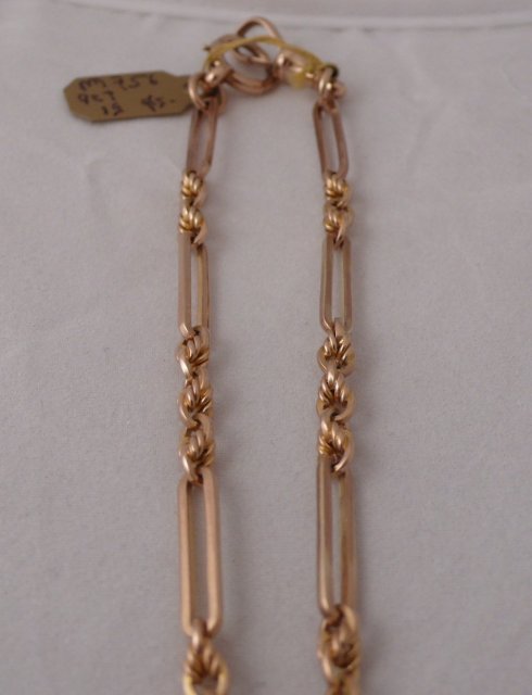 Victorian 9 CT. Rose Gold Prince Albert Chain