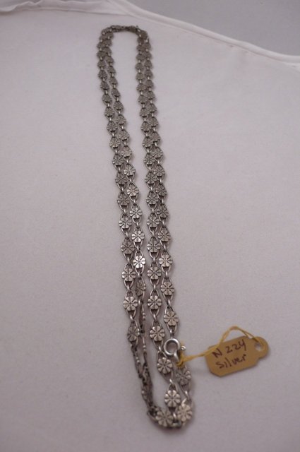 Victorian silver chain