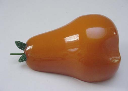 Bakelite Vintage Pear Pin