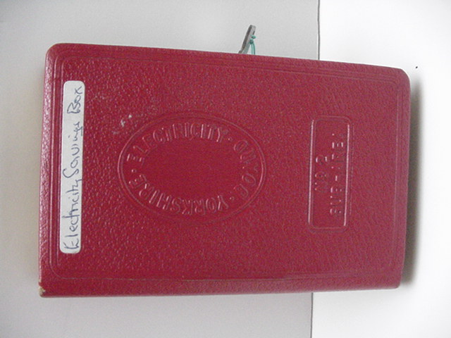 English Electricity Savings Bank Book / Key